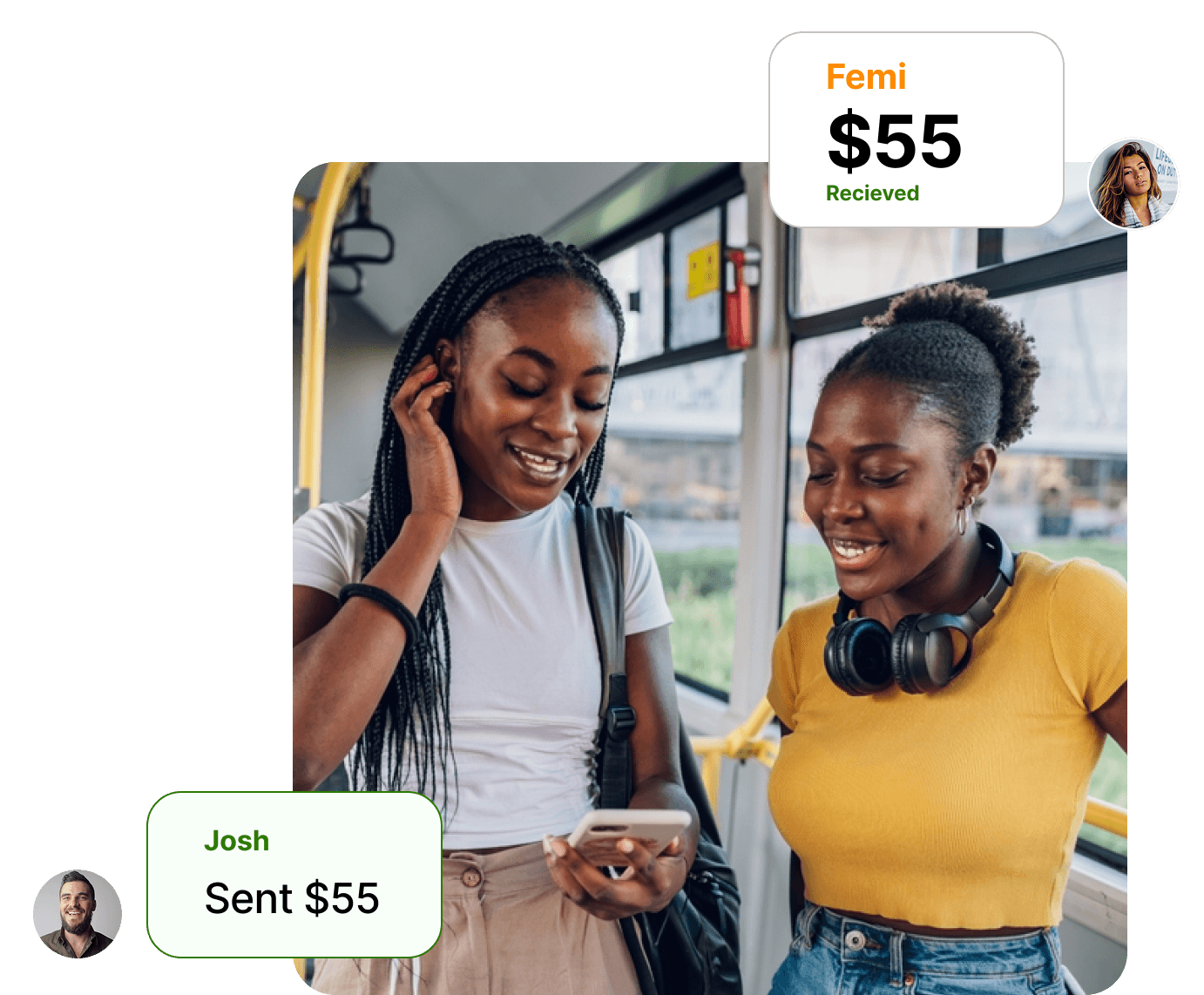 Send money illustration